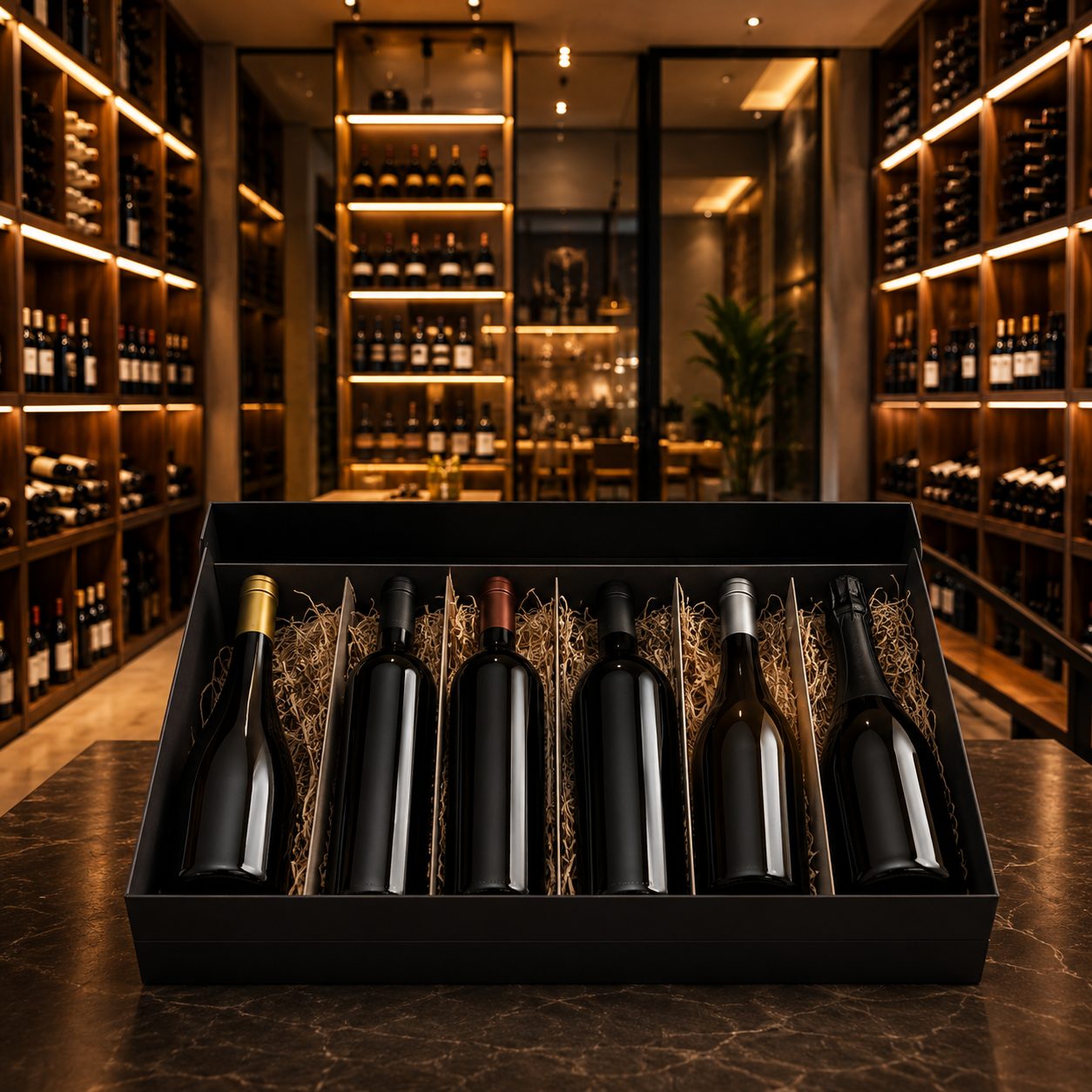 Caixa Mistério com seleção mensal de vinhos