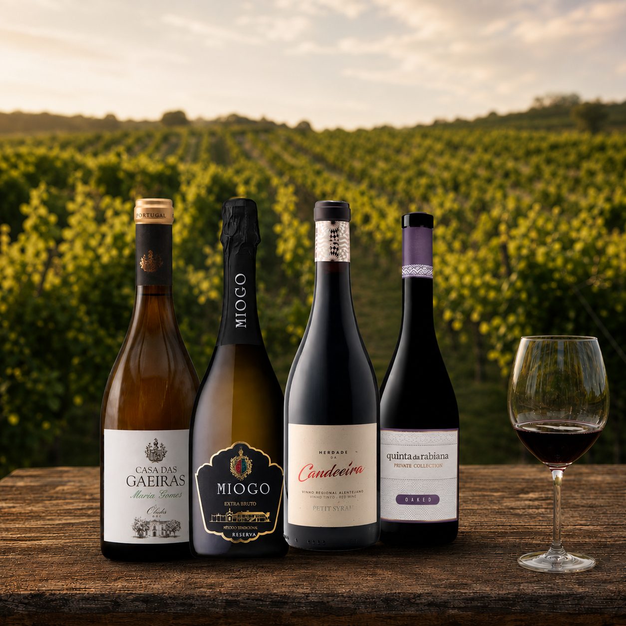 Vinhos portugueses para partilhar à mesa